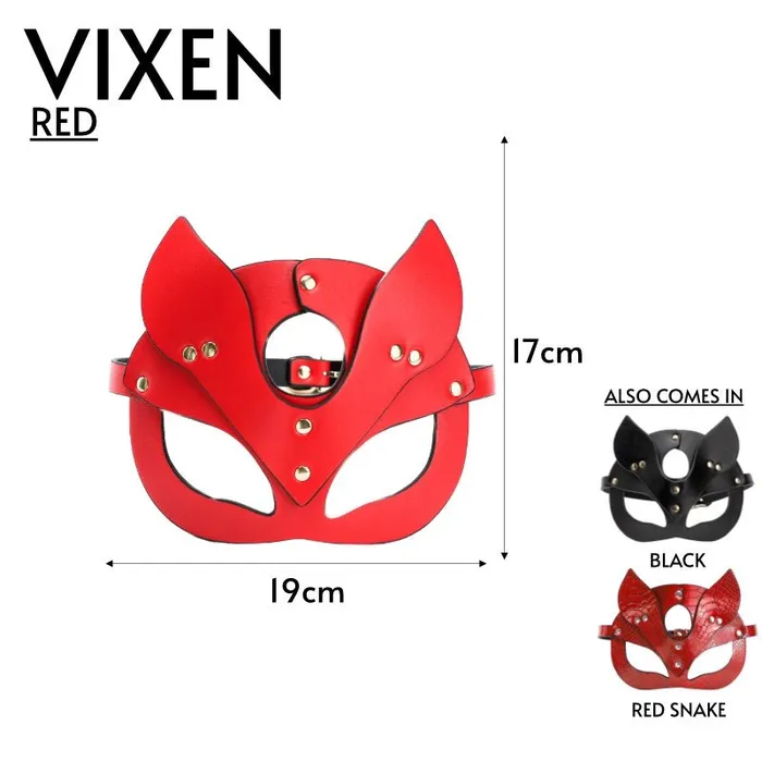 Vixen Leather Mask FRISKY BUSINESS SG Restraints