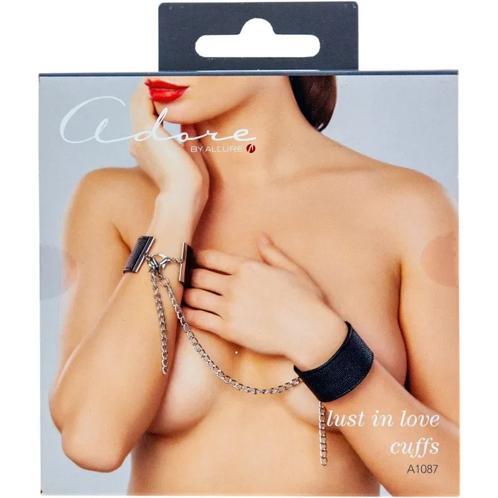 Allure Adore Lust in Love Cuffs Black Allure Vibrators