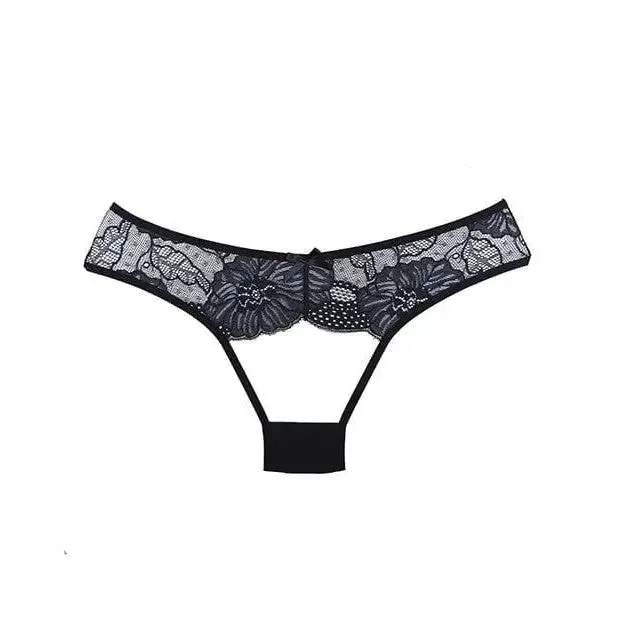Allure Lingerie Female Sex Toys Adore Kiss Mesh Lace Open Panty