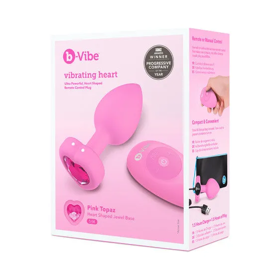 Anal bVibe Vibrating Heart Plug bVibe