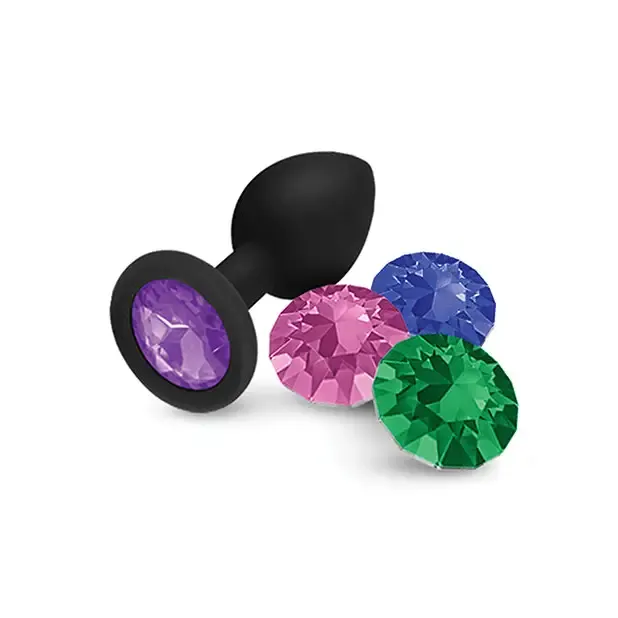 Anal Nob Nobu Fetish Small Silicone Plug Wjewels