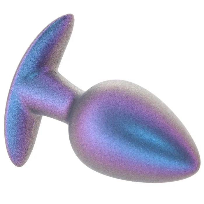 Anal Ouch Ouch Smooth Silicone 31 Inch Butt Plug in Metallic Blue