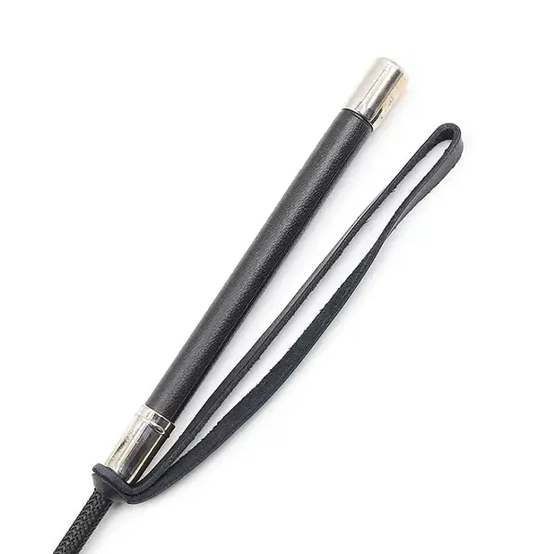 Anal Plesur Plesur 21 Wide Tip Leather Crop Black Anal Plesur Plesur 21 Wide Tip Leather Crop Black