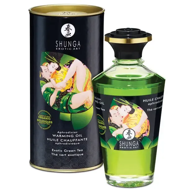 Aphrodisiac Oil Organica Exotic Green Tea 35 Oz Shunga Couples