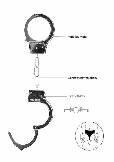 Beginners Handcuffs Metal HonourSkintwocom Male Sex Toys