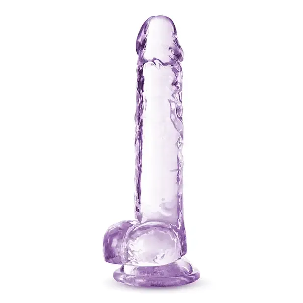 Blush Dildos Blush Naturally Yours Crystalline 7 in Dildo with Balls Suction Cup Diamond Blush Dildos Blush Naturally Yours Crystalline 7 in Dildo with Balls Suction Cup Diamond