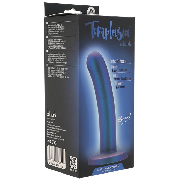 Blush Dildos Temptasia Surrender Intermediate Peg Dildo