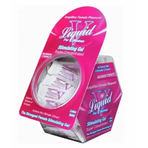 Body Action Products Female Sex Toys Liquid V For Women Display 50pc