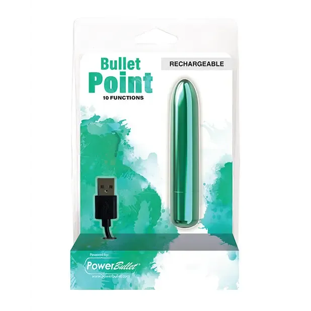 Bullet Point Rechargeable Bullet 10 Functions BMS Enterprises Female Sex Toys