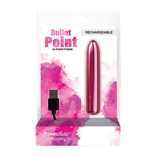Bullet Point Rechargeable Bullet 10 Functions BMS Enterprises Female Sex Toys