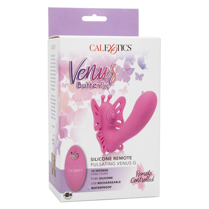 CalExotics Anal Calexotics Venus Butterfly Silicone Remote Pulsating G