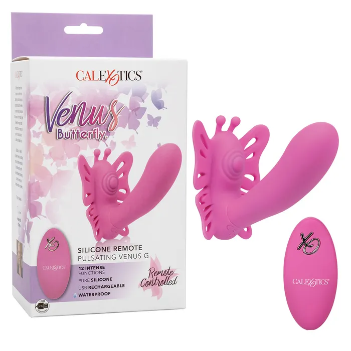 CalExotics Anal Calexotics Venus Butterfly Silicone Remote Pulsating G