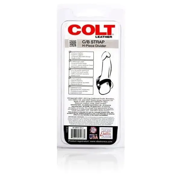 CalExotics Couples Colt Leather Hpiece Divider