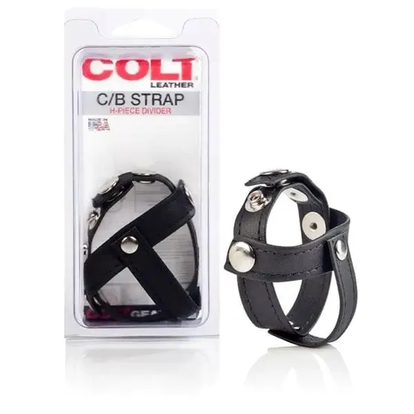 CalExotics Couples Colt Leather Hpiece Divider