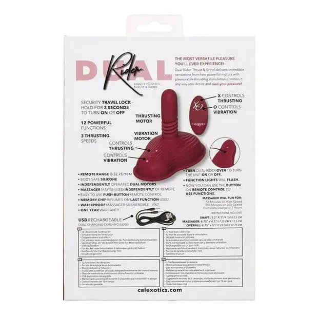 CalExotics Dual Rider Remote Control Thrust And Grind Female Sex Toys CalExotics Dual Rider Remote Control Thrust And Grind Female Sex Toys