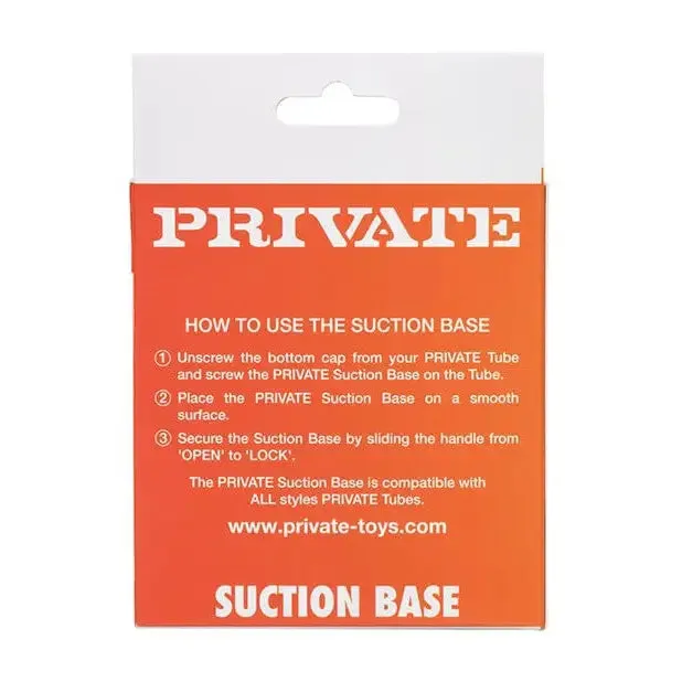 CalExotics Private Suction Base Accessory Black Anal CalExotics Private Suction Base Accessory Black Anal