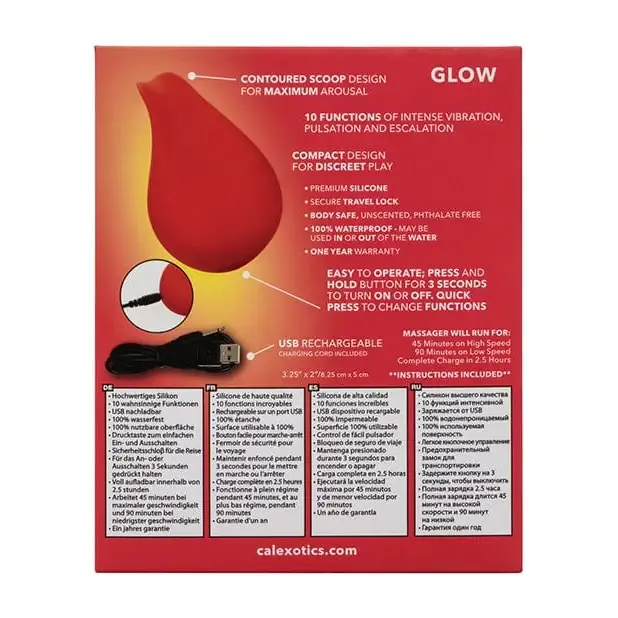 CalExotics Red Hot Glow Red Vibrators