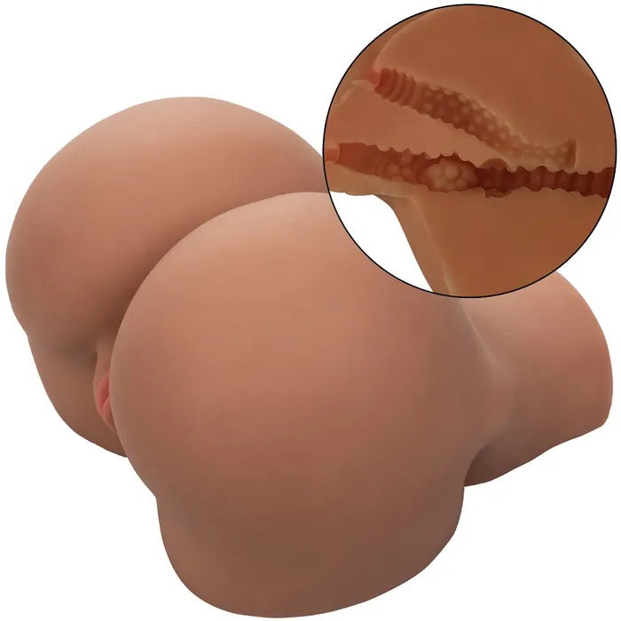 CalExotics Stroke It BBL Booty Life Like Masturbator in Brown Male Sex Toys CalExotics Stroke It BBL Booty Life Like Masturbator in Brown Male Sex Toys