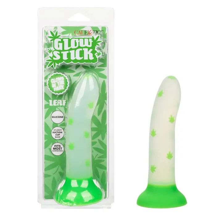 California Exotic Novelties Vibrators Glow Stick Leaf