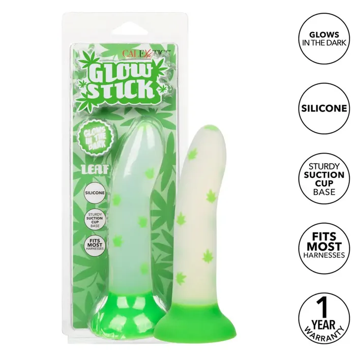 California Exotic Novelties Vibrators Glow Stick Leaf