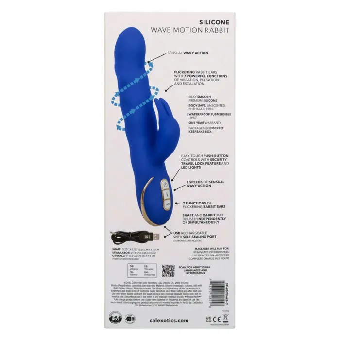 California Exotic Novelties Vibrators Jack Rabbit Signature Wave Motion Rabbit