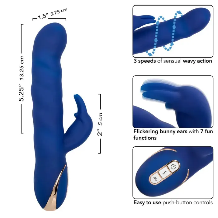 California Exotic Novelties Vibrators Jack Rabbit Signature Wave Motion Rabbit
