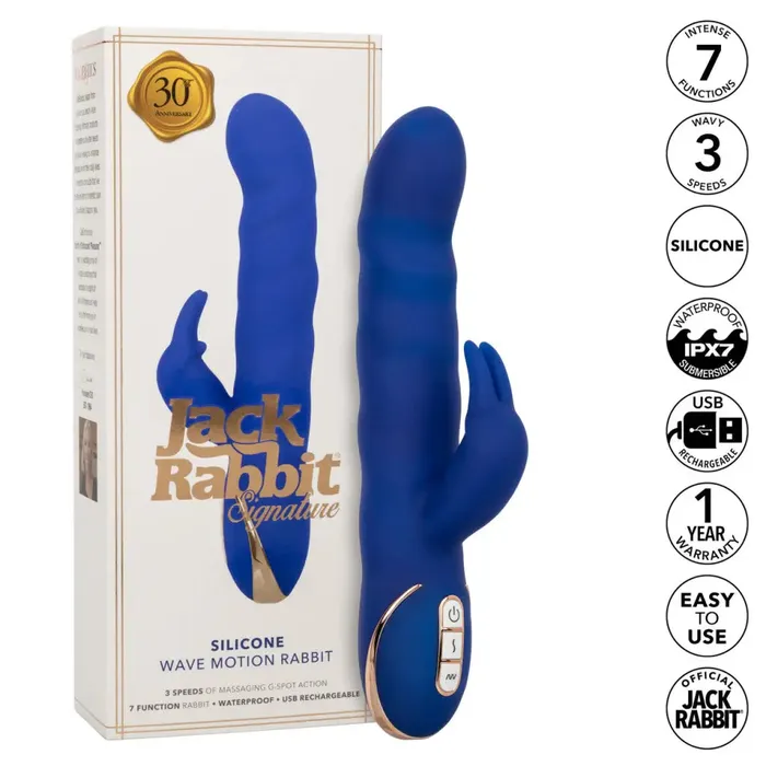California Exotic Novelties Vibrators Jack Rabbit Signature Wave Motion Rabbit