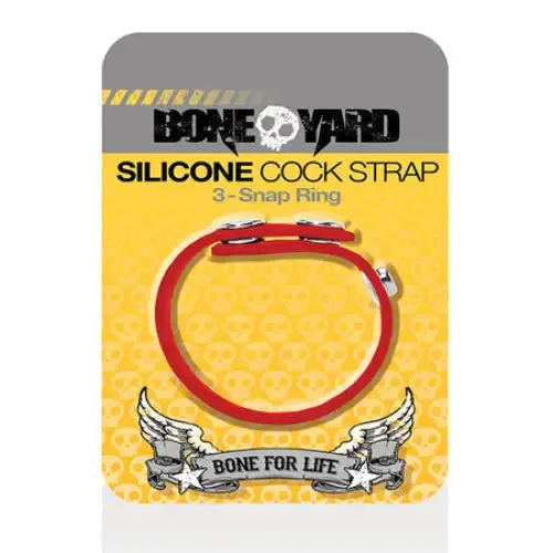 Channel 1 Releasing Dildos Boneyard Cock Strap Red