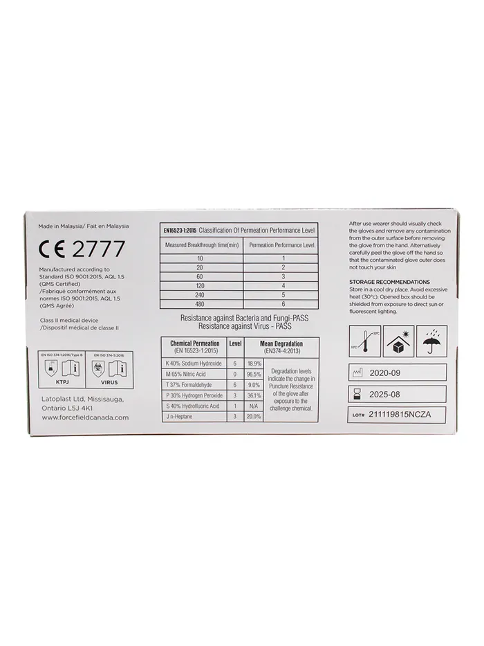 Come As You Are Vibrators Tactical Plus Nitrile Gloves Bag of 10