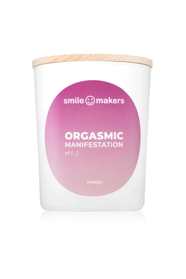 Couples Orgasmic Manifestation of Sweaty Massage Candle Smile Makers