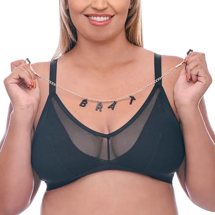 Couples Sportsheets Sex Mischief Brat Charmed Nipple Clamps