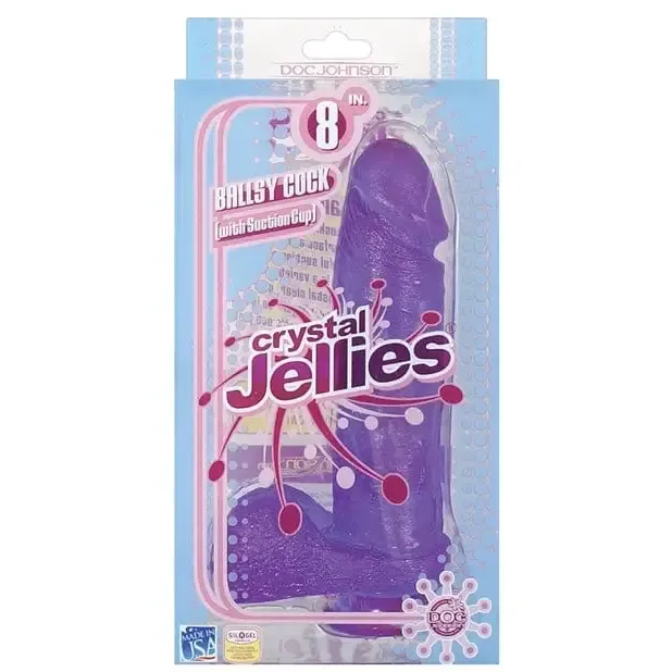 Crystal Jellies 8 Ballsy Cock Doc Johnson Dildos Crystal Jellies 8 Ballsy Cock Doc Johnson Dildos