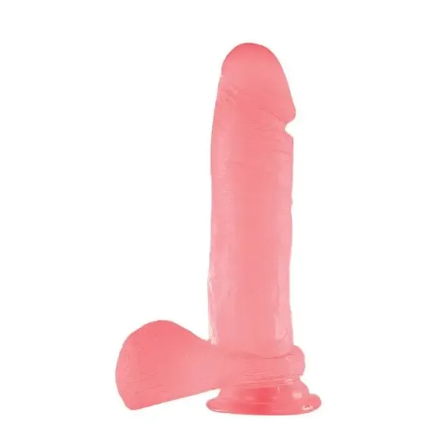 Crystal Jellies 8 Ballsy Cock Doc Johnson Dildos Crystal Jellies 8 Ballsy Cock Doc Johnson Dildos