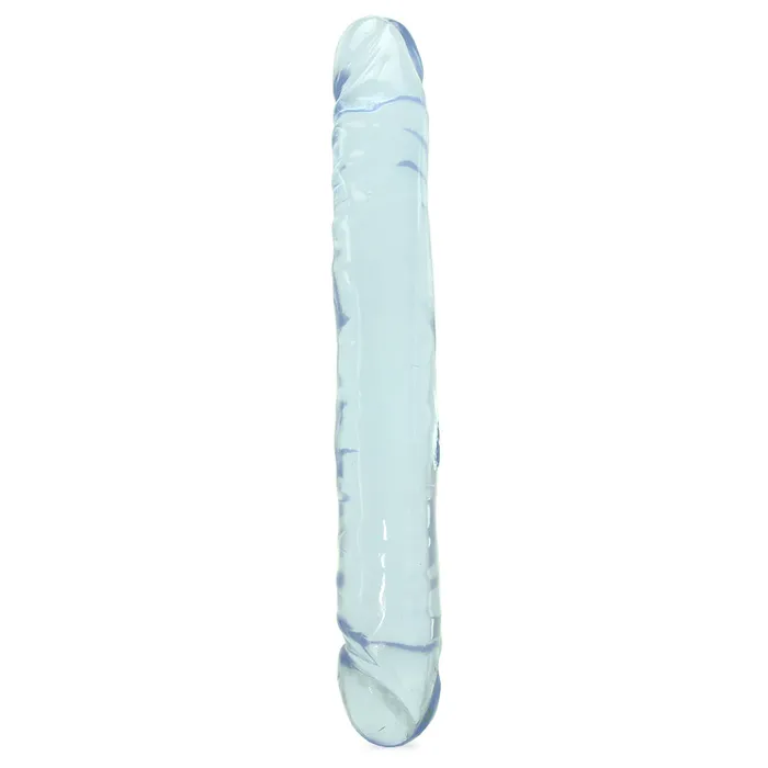 Crystal Jellies Jr Double 12 Inch Dildo in Clear Doc Johnson Dildos