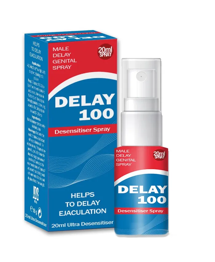 DELAY 100 Desensitiser Spray Male Delay Genital Spray 20ml DELAY Male Sex Toys DELAY 100 Desensitiser Spray Male Delay Genital Spray 20ml DELAY Male Sex Toys