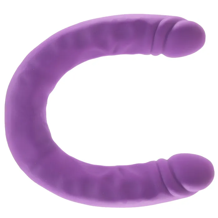 Dildos Blush Rus Slim 18 Inch Silicone Double Dildo in Purple