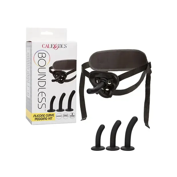 Dildos CalExotics Boundless Silicone Curve Pegging Kit