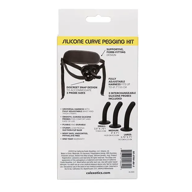Dildos CalExotics Boundless Silicone Curve Pegging Kit Dildos CalExotics Boundless Silicone Curve Pegging Kit