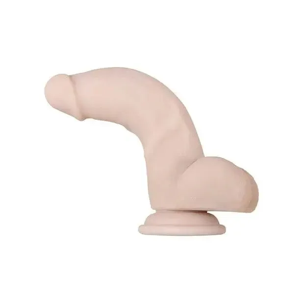 Dildos Evolved Evolved Real Supple Poseable 7 TPE Rubber Dildo with Suction Cup Base