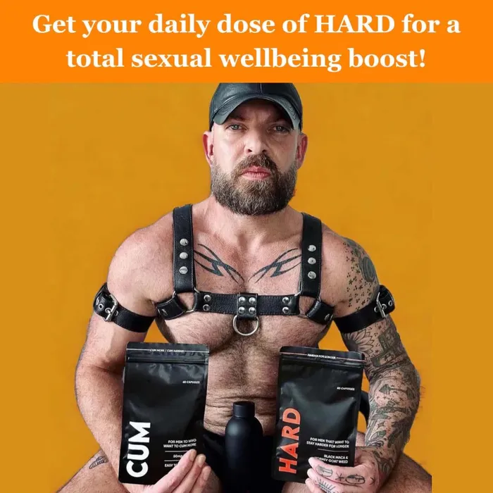 Dildos FRIEND OF DOROTHY HARD Natural Libido Booster 60 capsules Friend of Dorothy