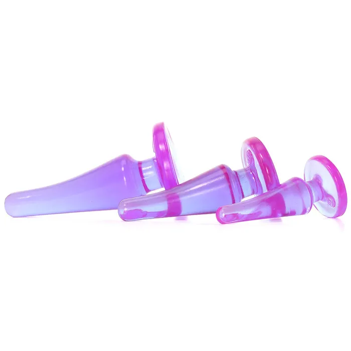 Doc Johnson Anal Crystal Jellies Anal Initiation Kit in Purple Doc Johnson Anal Crystal Jellies Anal Initiation Kit in Purple