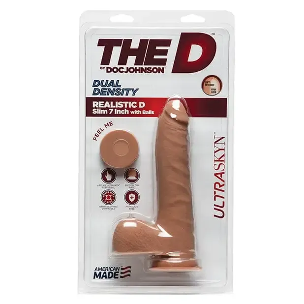 Doc Johnson Dildos The D 7 Realistic D Slim Wballs