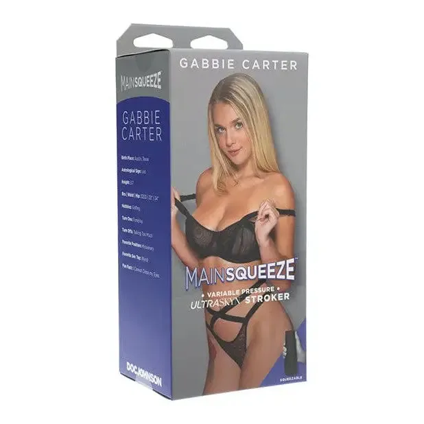 Doc Johnson Male Sex Toys Main Squeeze ULTRASKYN Stroker Gabbie Carter