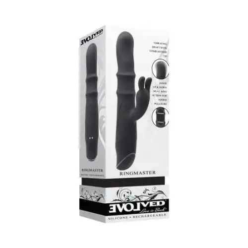 Evolved Vibrators Evolved Ringmaster Rechargeable Dual Stim Vibrator