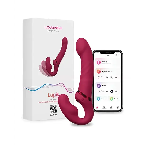 Female Sex Toys Lovense Lovense Lapis Vibrating Strapless Strap On Female Sex Toys Lovense Lovense Lapis Vibrating Strapless Strap On