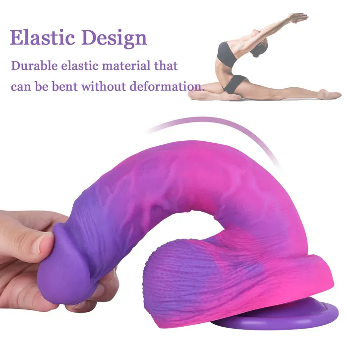 Female Sex Toys Modi F496 Adjustable StrapOn Harness Kit with 81inch Multicolored Liquid Silicone Dildo