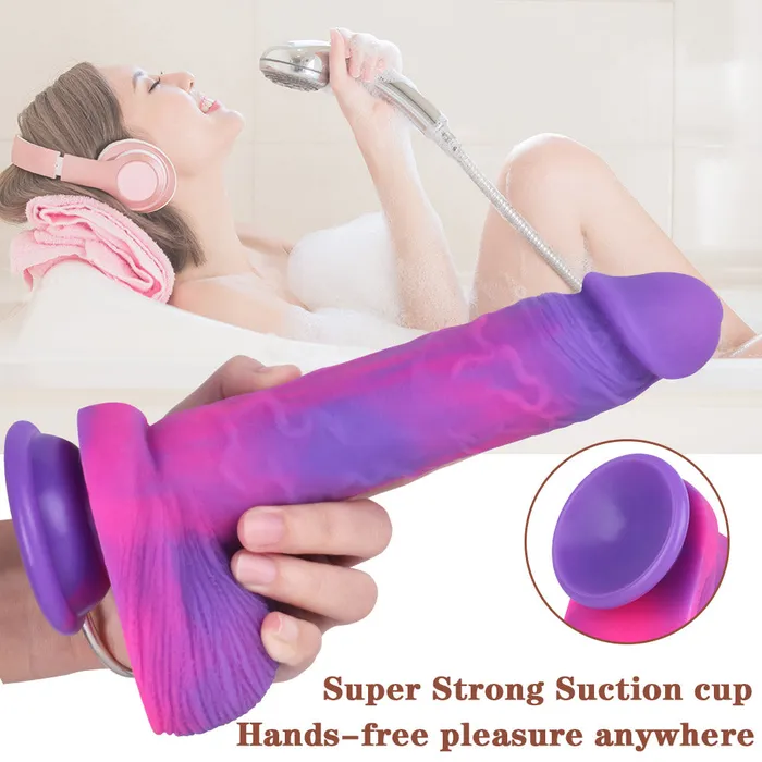 Female Sex Toys Modi F496 Adjustable StrapOn Harness Kit with 81inch Multicolored Liquid Silicone Dildo