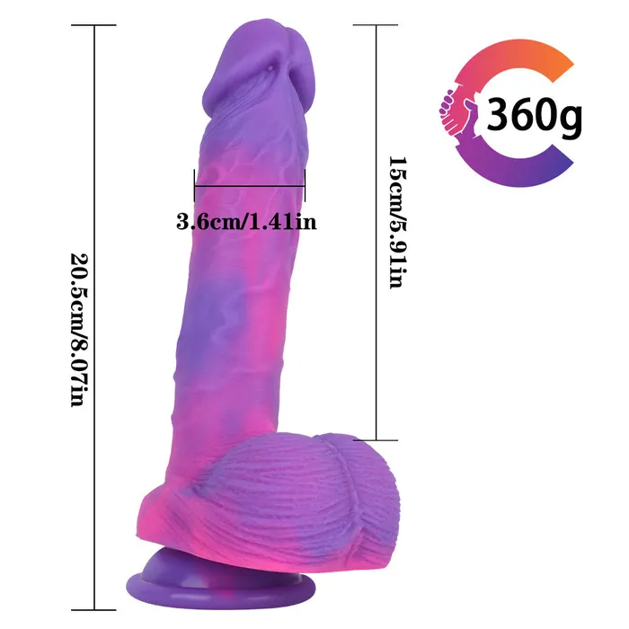 Female Sex Toys Modi F496 Adjustable StrapOn Harness Kit with 81inch Multicolored Liquid Silicone Dildo
