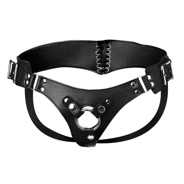 Female Sex Toys Strict Leather Leather Corset Back Strap On Dildo Harness Female Sex Toys Strict Leather Leather Corset Back Strap On Dildo Harness