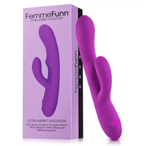 Femme Funn Female Sex Toys FemmeFunn Ultra Rabbit Rechargeable Silicone Dual Stimulation Vibrator Purple Femme Funn Female Sex Toys FemmeFunn Ultra Rabbit Rechargeable Silicone Dual Stimulation Vibrator Purple